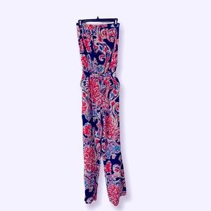Lilly Pulitzer Farrah Jumpsuit in Bright Navy For The
Halibut Size Large